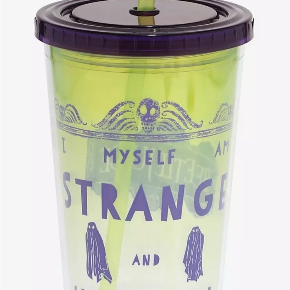 Beetlejuice Strange and Unusual Travel Cup
